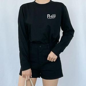 [험블] 가을롱티 라운드 레이어드 여성긴팔티셔츠