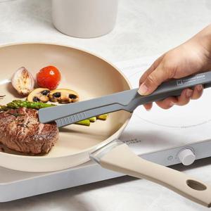 바겐슈타이거 실리콘 주방집게 샐러드 고기집게 다크