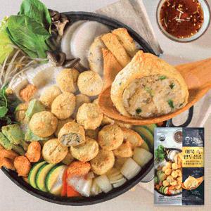 조봉창명인의 어묵 속 만두전골 쫀득한 생선살반죽의 어만두 1세트