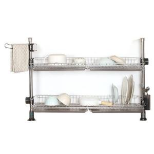 베이직 기둥식 씽크대선반 700 2단 골드