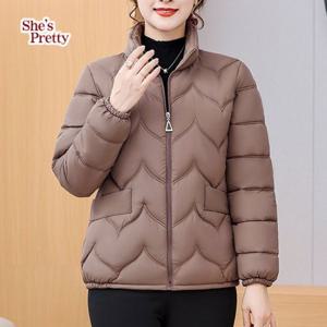 [쉬즈프리티] 라엘웨이빙경량패딩 L까지_여성패딩코트