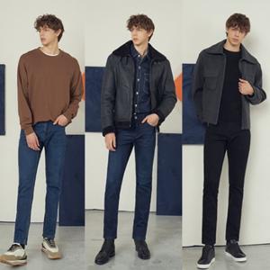ACP 남성 일자핏 부스터 본딩 데님팬츠 3종