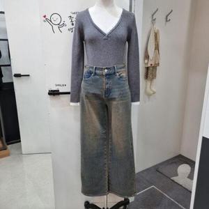 [반에이크]반에이크김천모다 기모가죽와펜슬림통팬츠VB4ZDLM206TBL_KG