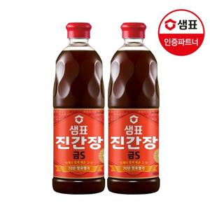 [샘표] 진간장 금S 860ml x2팩
