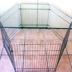 강아지 크롬 육각 울타리 대형 1P 반려견 안전 펜스