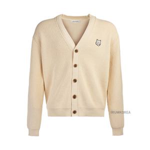 [메종 키츠네] 남성 볼드 폭스헤드 가디건 MM00506KT1098 P205