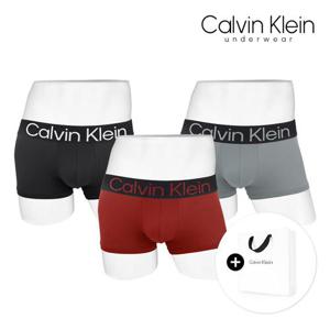 CK 언더웨어 남자 팬티 드로즈 속옷 사각 3장세트 NP2607O+쇼핑백증정