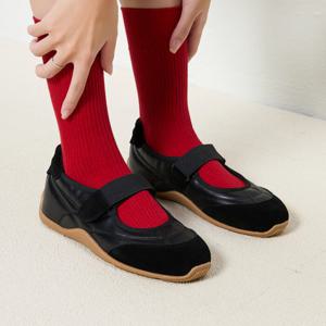 제이슈 / 제이슈 천연소가죽 런트 경량 메리제인 슈즈 2.5cm