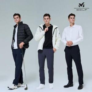 [밀레 골프]밀레골프 25FW 트리코트 하이스트레치 기모본딩 팬츠 3종, 남성