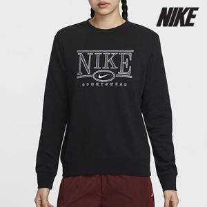 나이키 여성용 티셔츠 /Z2- HJ0981-010 / 우먼스 스포츠웨어 클럽 플리스 크루넥 스웨트셔츠