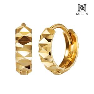 골드앤 14K 컷팅써클 귀걸이 YG *10주년 특가*
