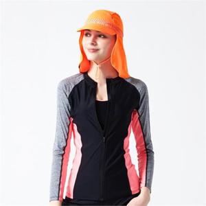 [베이직 엘르]여성인 비치플랩캡 UV차단플랩캡 수영모자 BES-SC08C