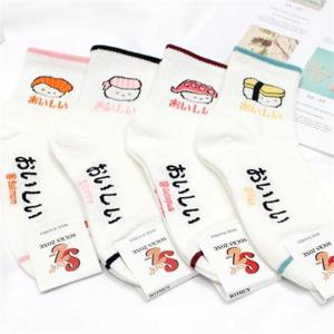 [서울양말]여성 오이시 패션 양말 학생 화이트 캐릭터 스니커즈