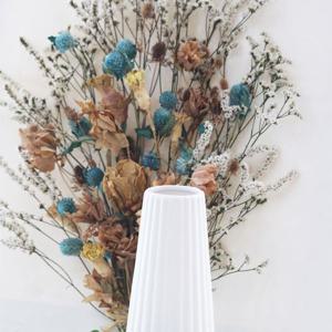 원룸꾸미기 엣지 도자기화병 슬림라인 모던 꽃병 소품 인테리어화병