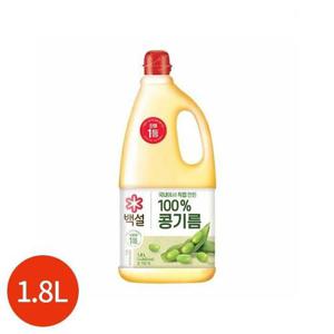 갤러리아_CJ 백설 콩기름 식용유 1.8L