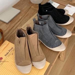 H스타일(YS)Rn710비에슬루마니안하이컷 여성 겨울 앵클 하이 운동화 하이컷 방한 부추
