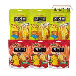 갤러리아_[씩씩가게] 자가비 45g 2종 3봉씩(짭짤, 케첩)