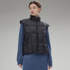 [스케쳐스]여성 아이코닉 튜브 패딩 베스트(블랙)