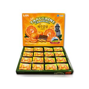 [엘가] 수제 초콜릿 제주감귤초콜릿(대) 28개입