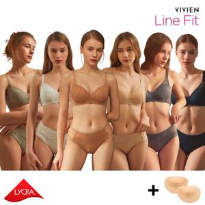 ★13종세트★[방송히트]비비안 라인핏11차 라이크라 리프팅패널 노와이어 브라팬티세트 13종