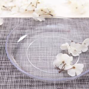 아크릴 플라스틱 원형 수반 23cm 조화꽃 전용 인테리어 화분 장식 소품 투명 원예 용품 가드닝