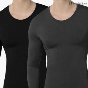 [제임스딘]기모내복상의 남자보온내의 따뜻한 겨울 스판 긴팔
