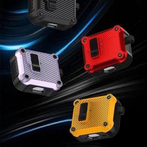 에어팟 4세대 케이스 분실방지 원클릭 충격흡수 카본 범퍼케이스