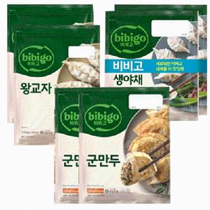 [비비고] 왕교자315x4팩+군만두x4팩 (총8봉) 등3종 (물만두/군만두/왕교자)