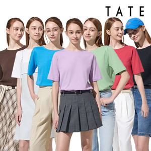 [런칭가 59,900원][TATE] 테이트 25SS 여성 오가닉 코튼 100% 썸머 브리즈 티 컬렉션 7종