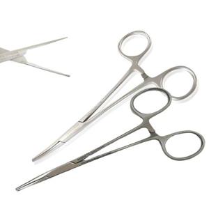 스테인레스 모스키토 포셉 12.5cm 직선 곡선 선택 겸자 집게 핀셋 니들홀더 지혈 병원용 의료기기