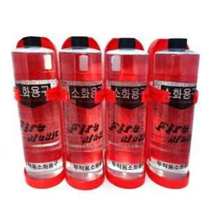 초기진압용 소화용구 투척용소화기 4개세트 + 거치대