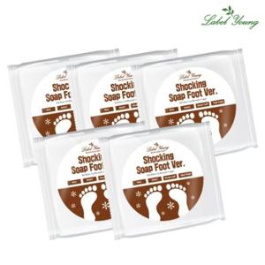 [라벨영] 쇼킹솝 풋버전 5개 /발비누