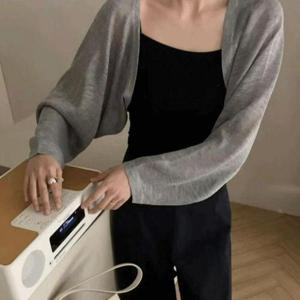 [오노마] ONM 여성 러블리 시스루 크롭 볼레로가디건 여자 가디건