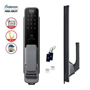 전국설치 게이트맨 GP-700D 1초잠김 후크타입 푸시풀 도어락 카드키 스마트 현관문도어락