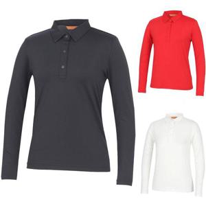 [김영주골프]봄가을 베이직 심플 카라넥 스판 여성 골프 티셔츠 DPSLTS62