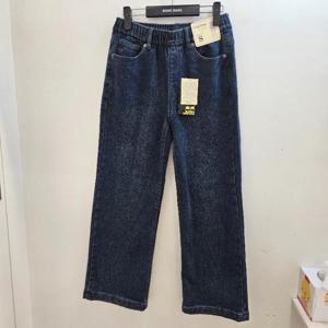 뱅뱅 BANG BANG HC19 뱅뱅 여성 겨울 밴딩 기모 크롭 와이드핏 스판 청바지