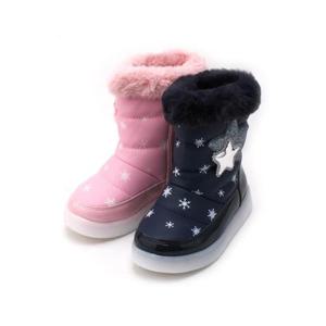 [특별기획]led아동 방한화 눈꽃패딩 라이팅 부츠-(cp)