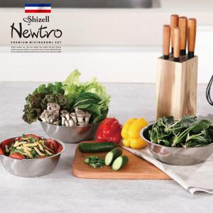 쉬젤 뉴트로 실속 믹싱볼3종세트 (믹싱볼20cm/22cm/24cm)