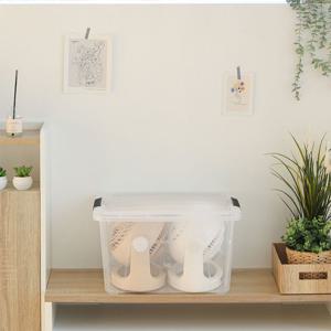 아이리스 투명 리빙박스 수납함 정리함 DD-TB-28 (39L)