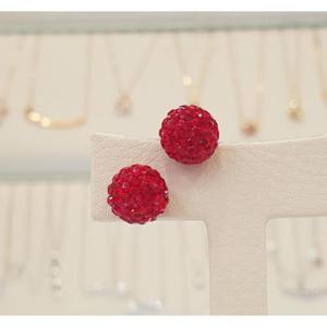 볼라레 세이브존01 루비볼10mm 볼드귀걸이 SSE910