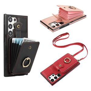 갤럭시S25울트라 케이스/S938 패션 멀티 포켓 크로스백 써클링 케이스