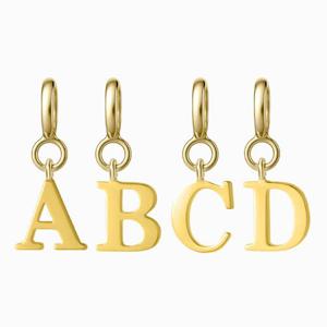 [모아르] 18K 알파벳 이니셜 펜던트