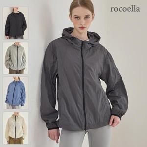 [로코엘라] 알트 남녀공용 세미 오버핏 바람막이 후드집업 점퍼