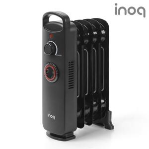 이노크아든 5핀 전기 히터 라디에이터 블랙 미니 난로 타이머 RA100M
