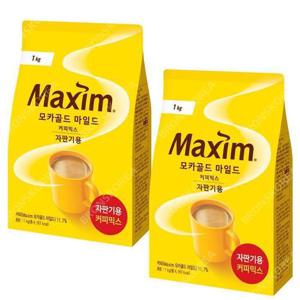 [맥심]동서 맥심 모카골드 마일드 1kg 2개 자판기용 커피믹스 (12058143)