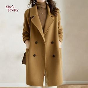 [쉬즈프리티] 콘스더블모직코트 L까지_여성코트