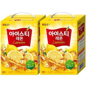 담터 레몬 아이스티 80T x 2개