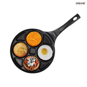 키친아트 금상첨화 인덕션후라이팬 티타늄코팅 에그팬 4구
