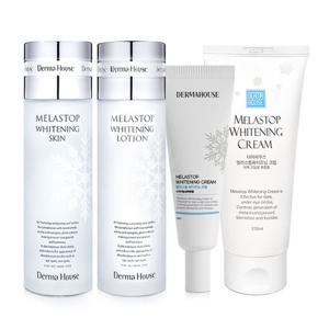 화이트닝 대용량3종(스킨+로션+대용량크림)+미백크림30ml/잡티관리 칙칙한피부