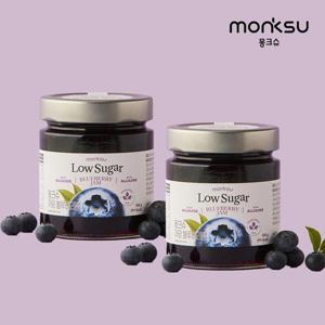 [몽크슈] 저당 저칼로리 알룰로스 블루베리잼 260gx2